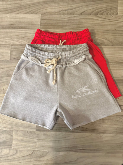 Mens Grey Raw Hem